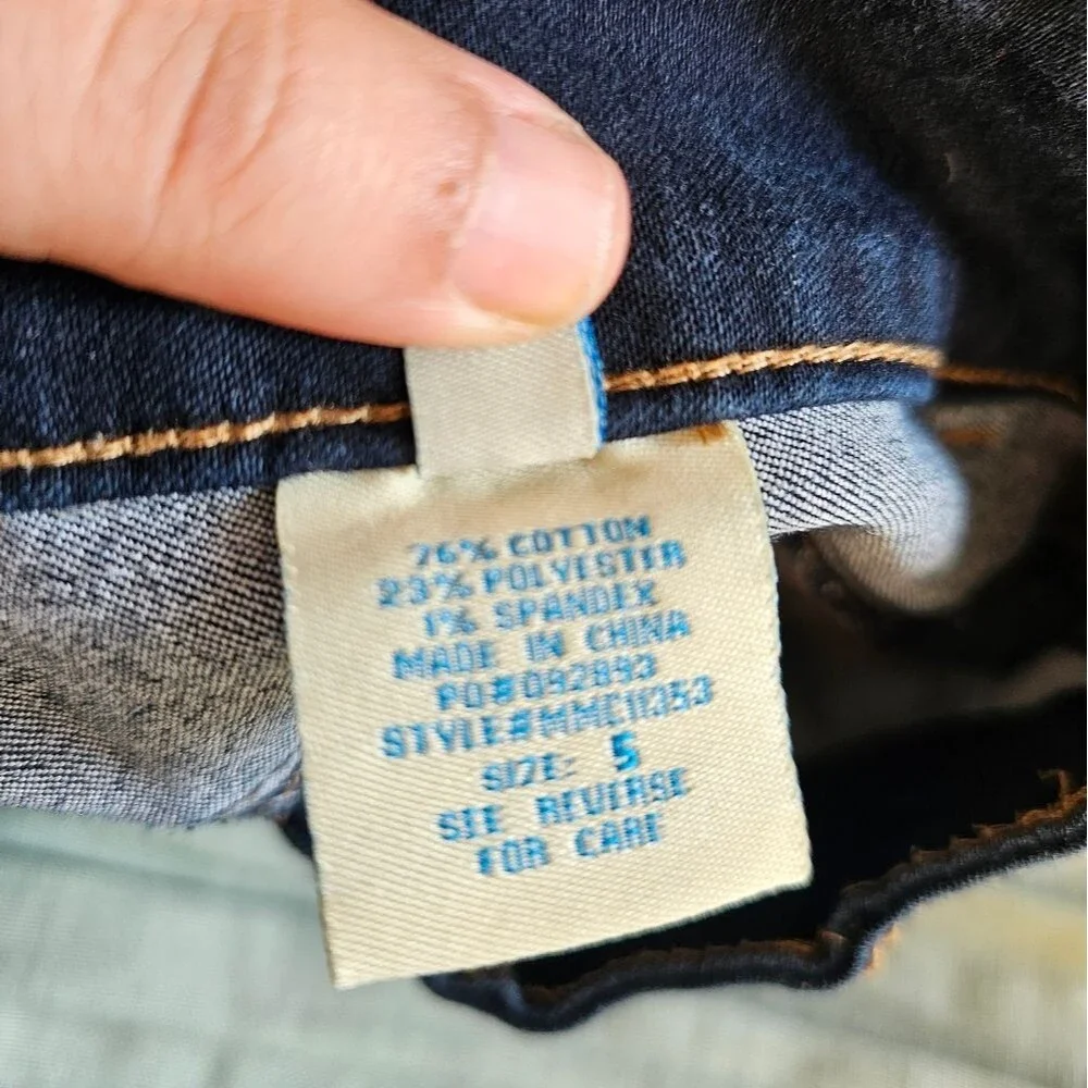 Y2K 90s Paris Blues Junior's Denim Shorts Size 5